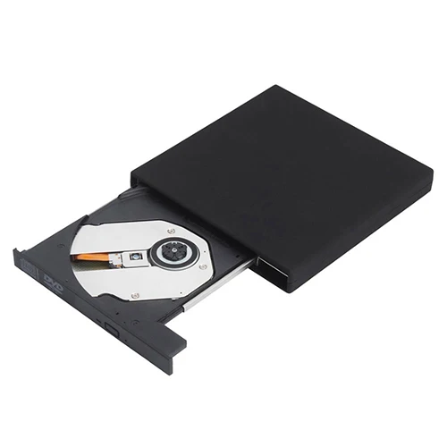  USB 2.0 External CD-Rom/CD-RW/Combo/DVD-Rom Burner Drive Writer with USB Data Cable for Laptop Note
