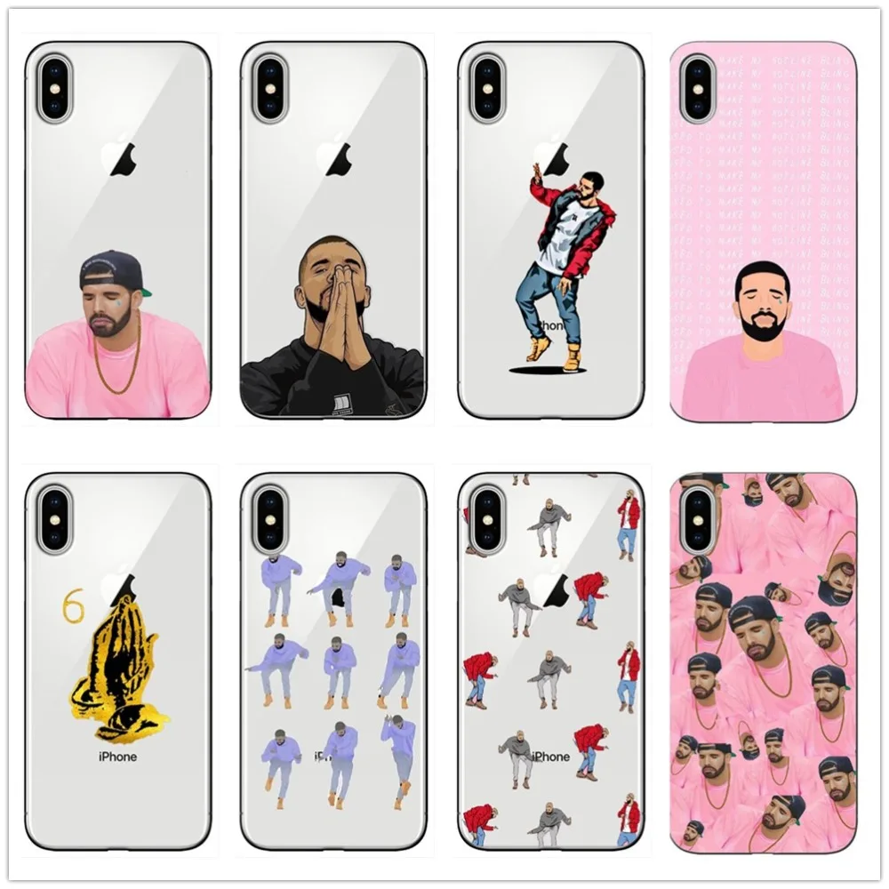 Rap Singer Drake Hotline Bling Мягкие силиконовые чехлы для телефонов IPhone 6 6S 7 8 Plus 11 11PRO MAX SE X XR XS