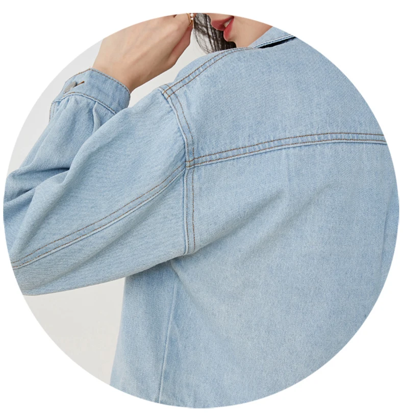 Basic Jeans Jacket Women Black Light blue Spring Autumn Woman Denim Womens Coat And Jackets Jean Slim Short Type Jacket Feminina (7)