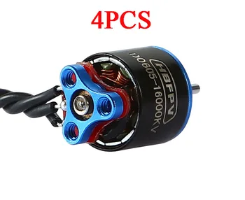 

4PCS New 1-2S 0605 Brushless Motors 16000KV Mini Motor Engine 1mm Shaft For Micro Drone Indoor FPV Inductrix VS 0703 0705