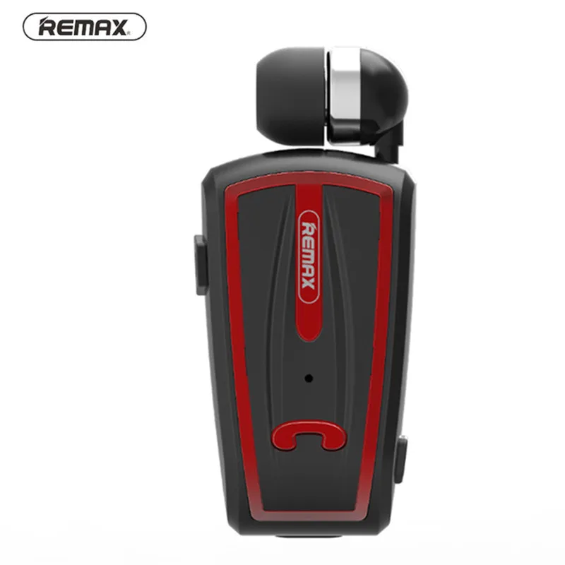 Remax RB T12 Беспроводные Bluetooth V4.0 наушники с зажимом в ухо Выдвижная одежда бизнес