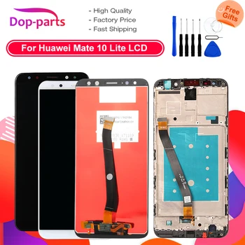 

For Huawei Mate 10 Lite LCD Display Touch Screen 5.9 Inch Digitizer Screen Assembly with Frame Replacement For RNE-AL00 G10 Plus
