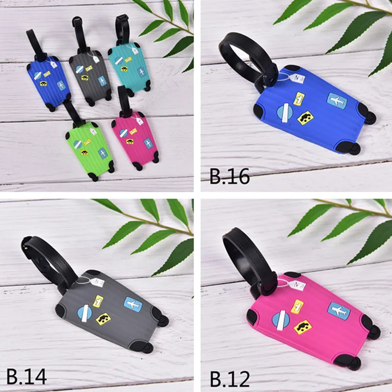 

Luggage Tags For Travel English Letter Luggage Label Strap Suitcase Name ID Address Tags Luggage Tags
