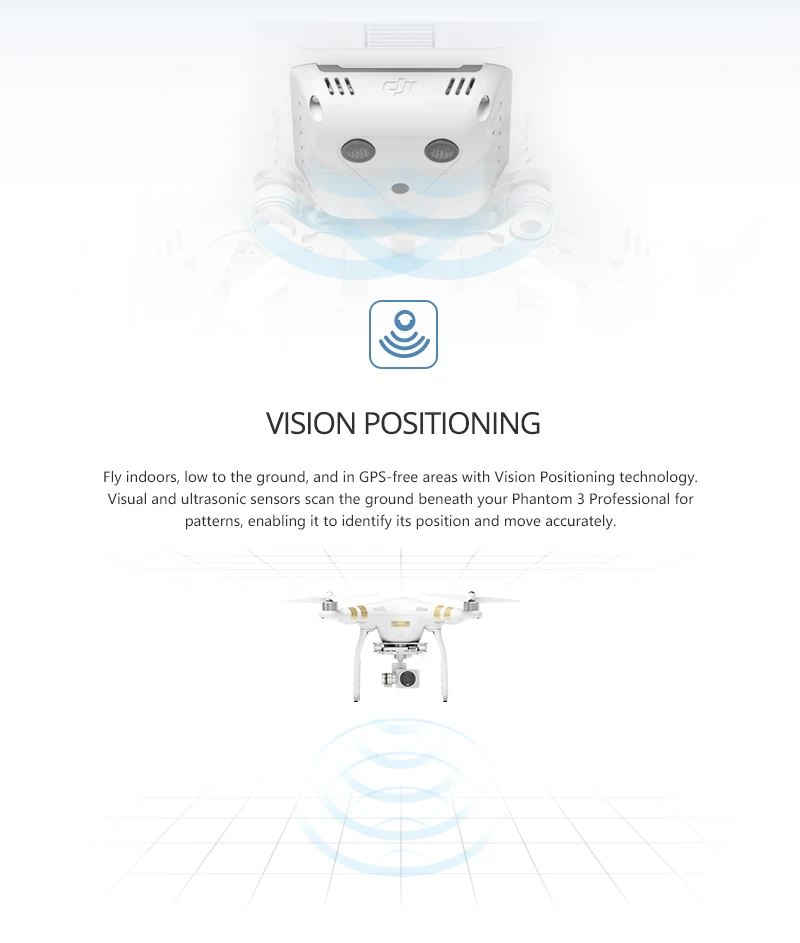 DJI Phantom 3 Professional Camera Drone With 4K Camera FPV Quadcopter Gps Uav