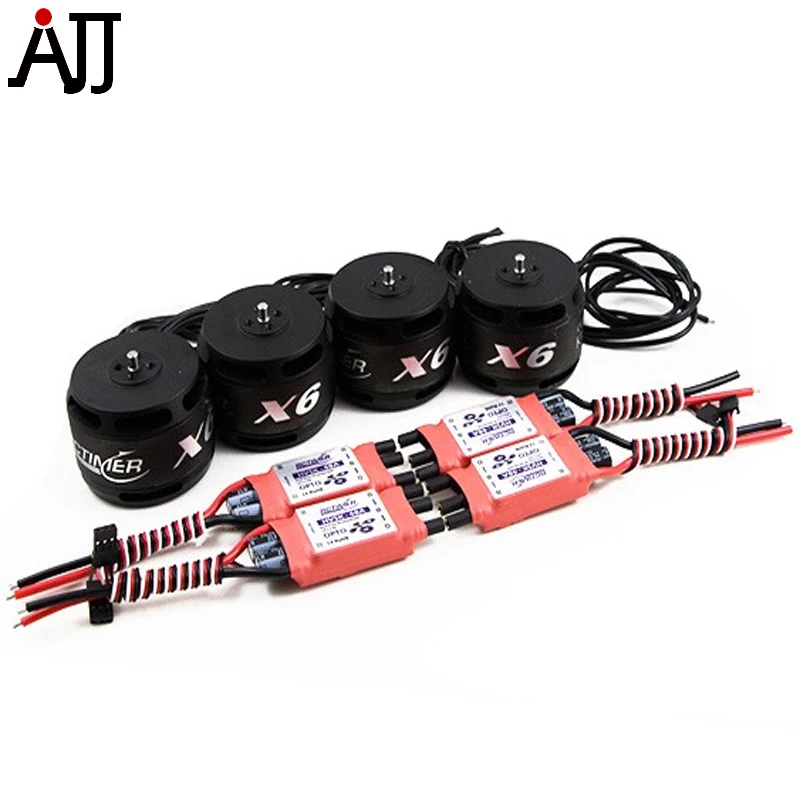 RCTimer 12N14P 4715 X6 400KV с бесщеточным двигателем постоянного 40A ESC HV40A Simonk