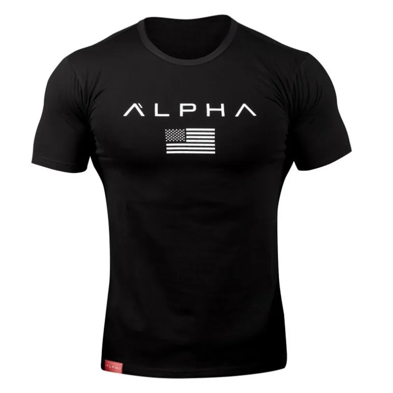 Крутые мужские футболки, модная футболка ALPHA Industries, хлопковая футболка с коротким рукавом, летняя стильная удобная футболка, размер M-3XL