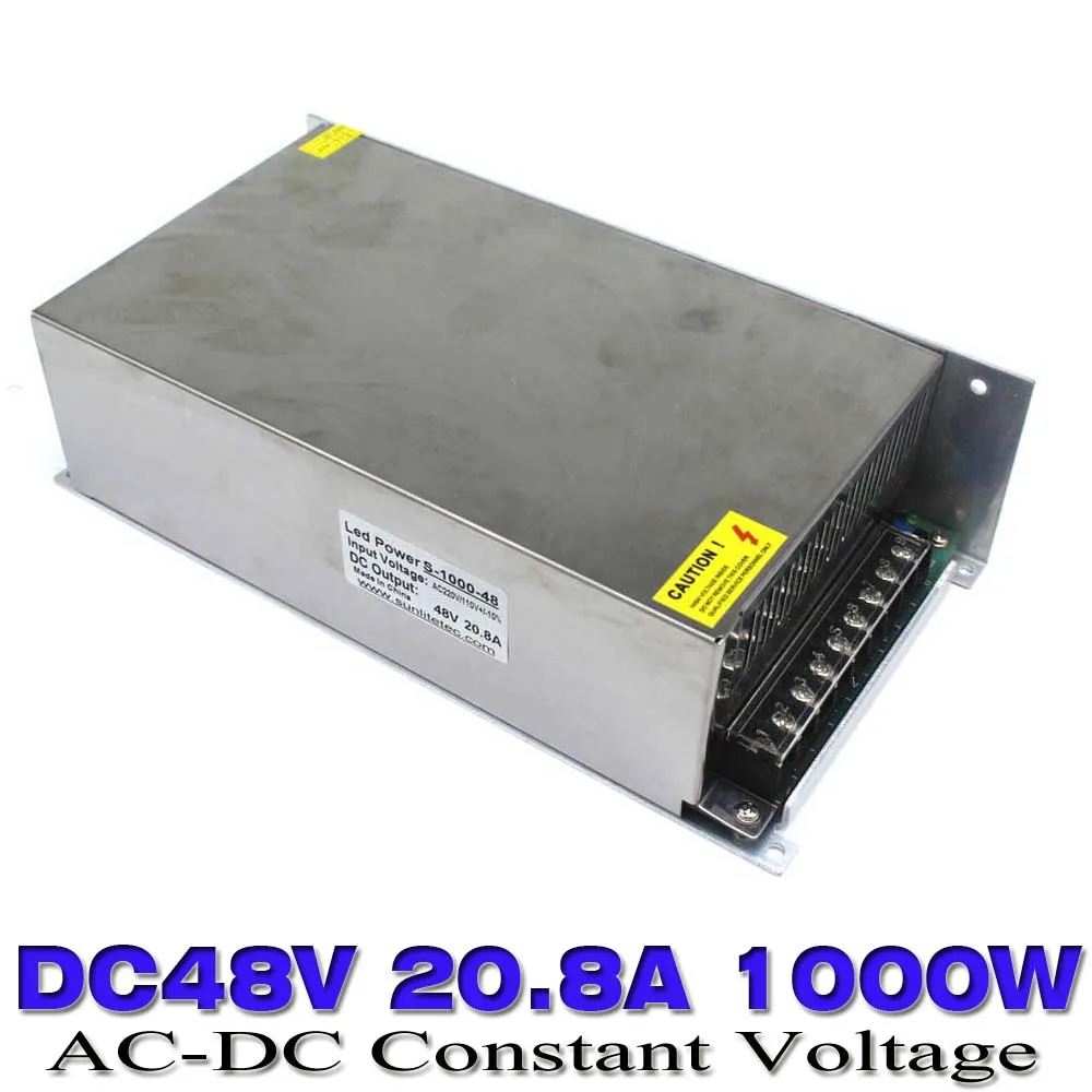Одиночный выходной импульсный источник питания 48V 20.8A 1000W светодиодный