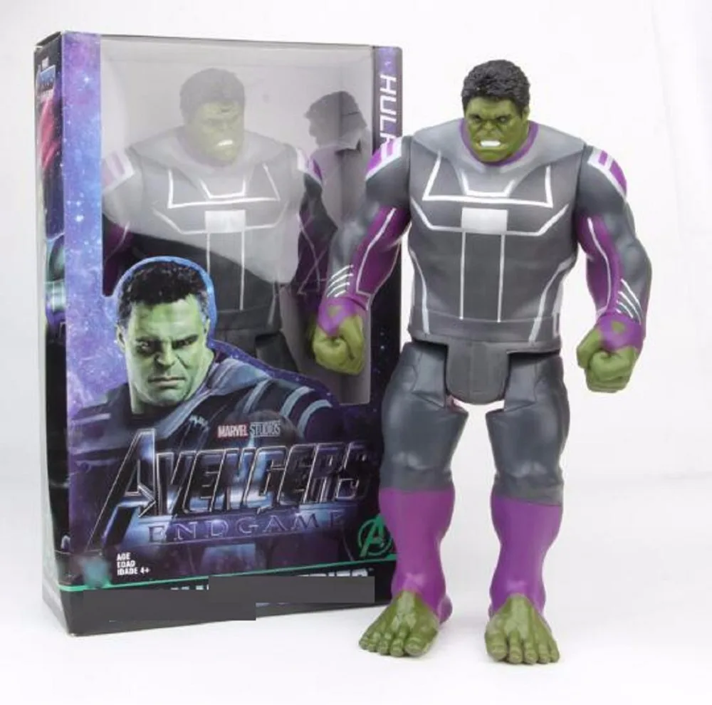 

Movie Avengers 4: Endgame Avengers Hulk Action Figure Toy Titan Hero Captain Marvel 30cm Collection Model Toys For Children Gift
