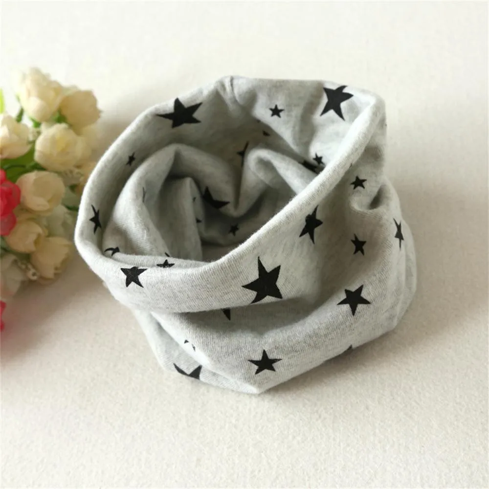 

MUQGEW boy girl Autumn Winter Collar Baby Scarf Cotton O Ring Neck Scarves print foulard for child scarf #YL1
