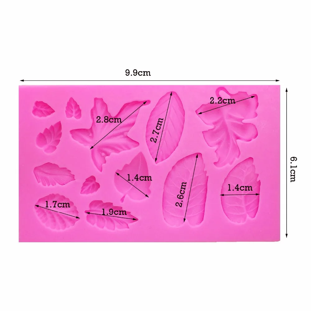 DIY кленовые большие листья формы силиконовые формы, для помадки инструменты для украшения торта, Дерево лист формы для выпечки, сахар инструмент T1097