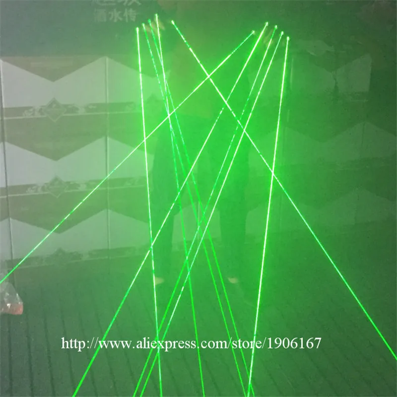 Green laserman show gloves07