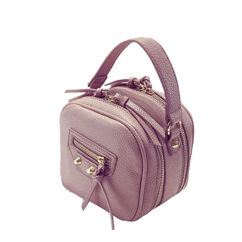 Double layer motorcycle Bag Women PU Leather Stylish font b Handbag b font Occident Style Fashion