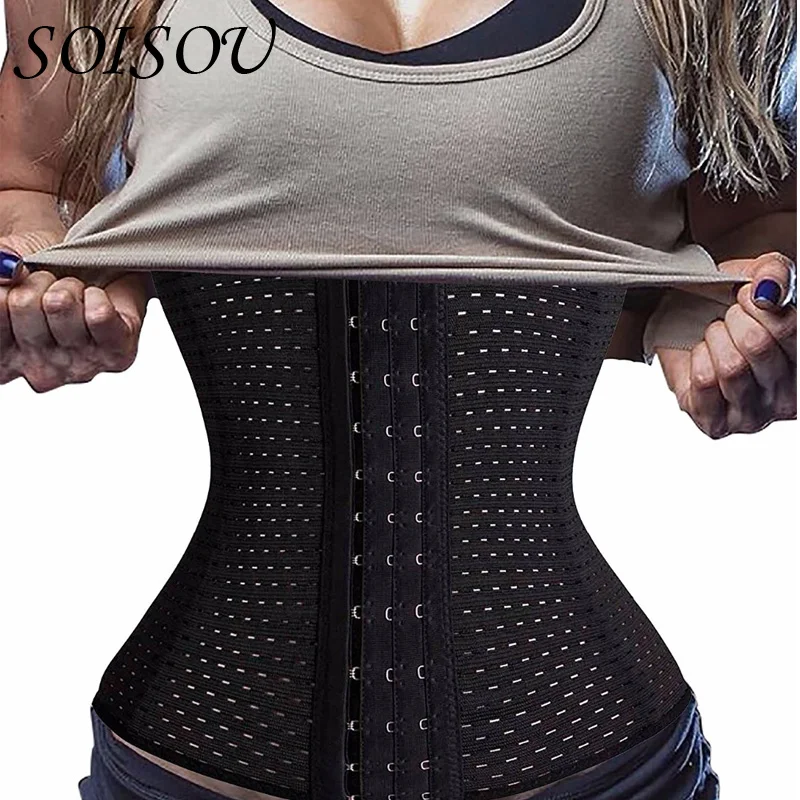 Корсет SOISOU 6XL для талии моделирующее моделирование тела женский пояс похудения