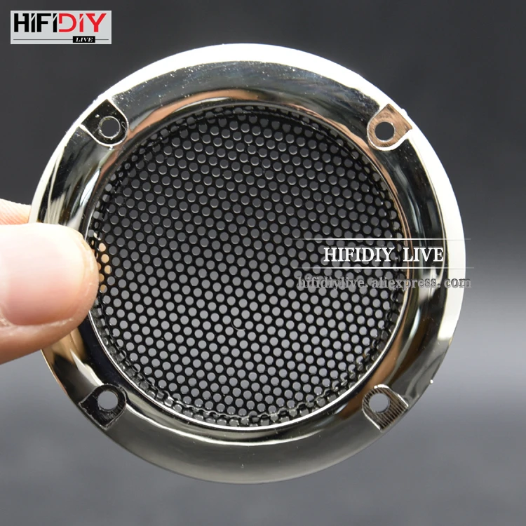 HIFIDIY металлические железные проволочные решетки 2,5 ''2 дюйма, сетчатая Крышка для динамика, Высококачественная Автомобильная домашняя сетка, корпус динамика с пластиковой рамкой