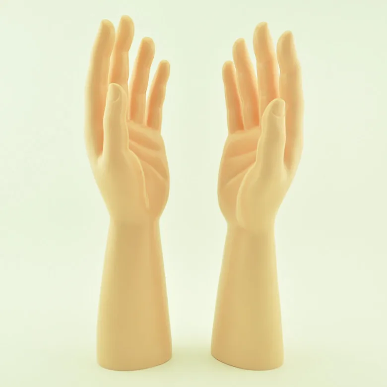 

New Arrival Laft And Right One Pair PVC Male Mannequin Hand Man For Gloves Display