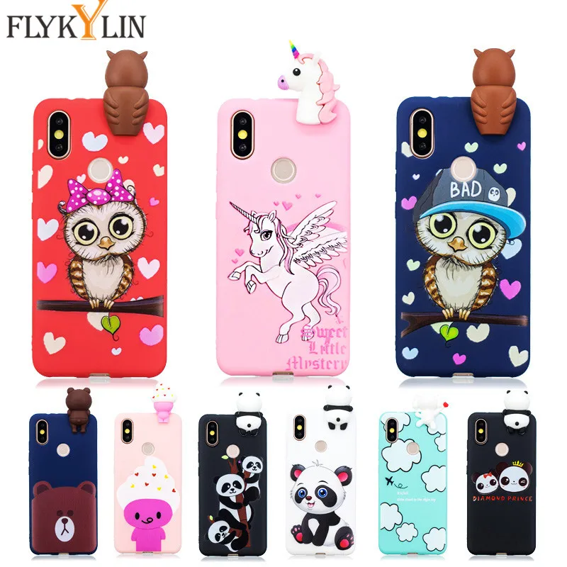 Силиконовый чехол для Xiaomi Mi A2 Fundas A2/Xiaomi 6X с 3D милыми кукольными игрушками мягкие