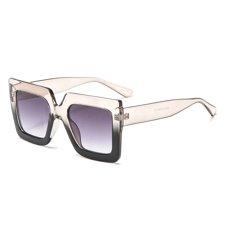 DCM новые модные квадратные солнцезащитные очки женские брендовые дизайнерские ретро солнцезащитные очки Винтажные Солнцезащитные очки Lunette De Soleil Femme UV400 - Цвет линз: C4 ClearBlack