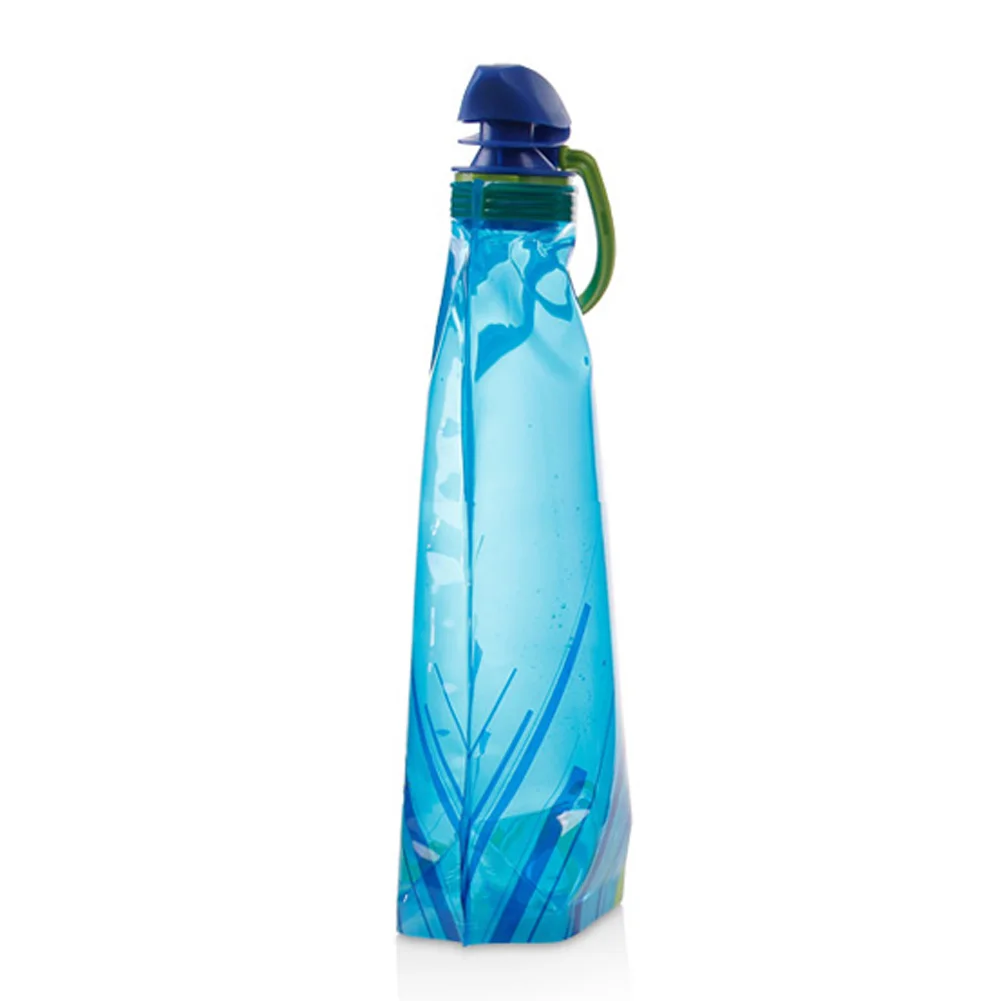 Портативный 1Л открытый складной пластиковый светильник бутылка для питьевой воды сумка мочевого пузыря спортивные сумки для кемпинга пешего туризма пикника