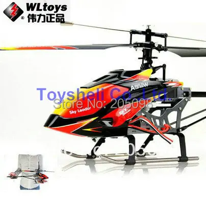 Двигатель щетки WLtoys V913 2 4G 4ch с одним пропеллером Радиоуправляемый вертолет 70 см