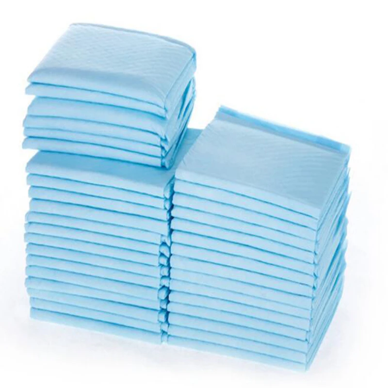 

100pcs /lot Absorbent Pet Diaper Dog Training Healthy Clean Wet Mat For Dog Cats size 33*45cm for Dogs Cleaning Antibacteral