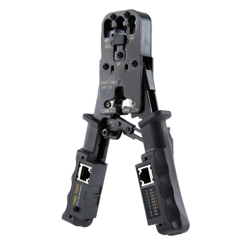 

LM - 022 2 in 1 Network Tool Test Crimping Pliers Tester Crimping Tool Detachable Cable Tester Automatic Power Saving