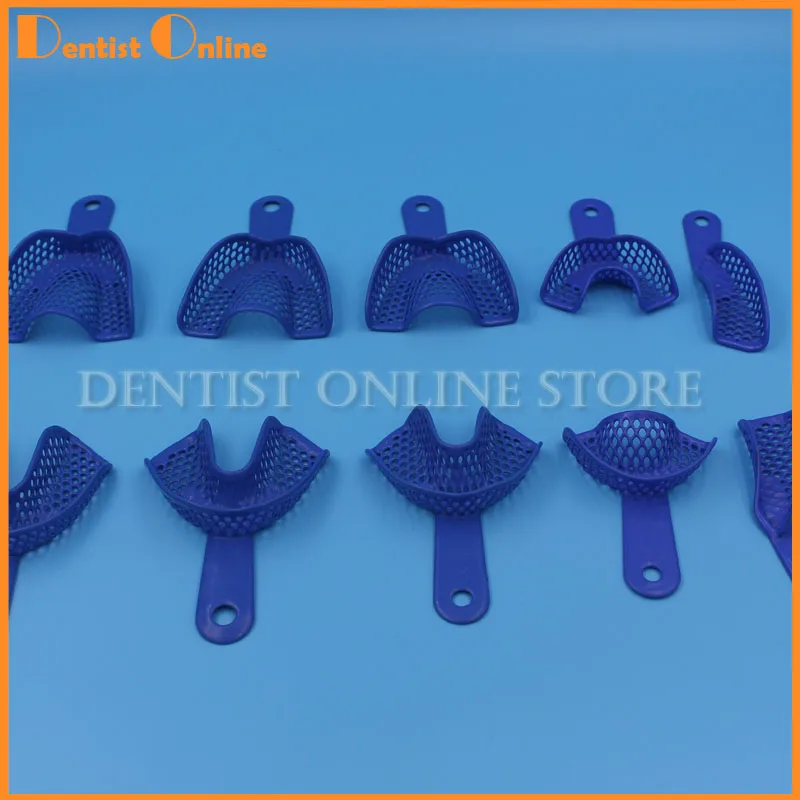 10 Pieces /lot Dental Materials Plastic Impression Trays With Different