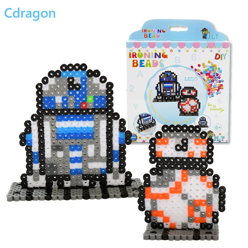 Perler beads набор Хама бусины с шаблоны аксессуары для детей детская ручная работа 3D