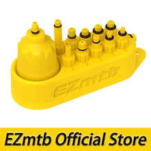 Набор универсальных гидравлических адаптеров EZMTB для велосипеда(10 в 1) включает масляную воронку