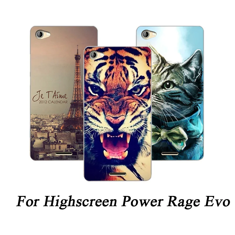 Мягкий чехол для телефона из ТПУ хайскрина Power Rage Evo силиконовые чехлы с рисунком