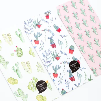 

30 pcs/lot Cute cactus Paper gift bags Envelope European Style For Card Korean stationery Free shipping
