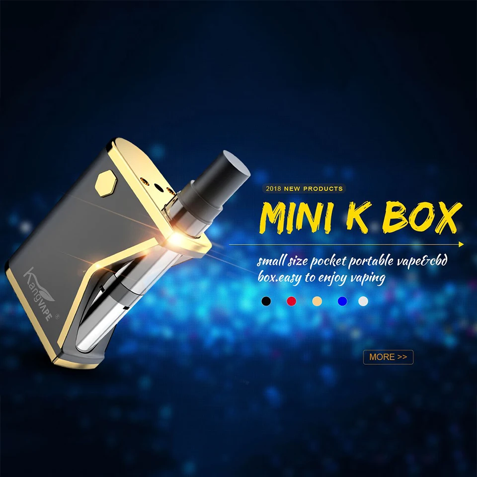 Оригинальный набор для электронной сигареты Kangvape Mini K стартер коробки Kit батарея