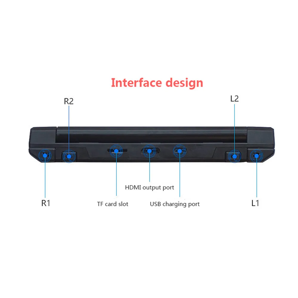  X18 Handheld Game Machine Players 5.5 inch Touch Screen Android 7.0 Quad core 2G RAM 16G ROM Video 