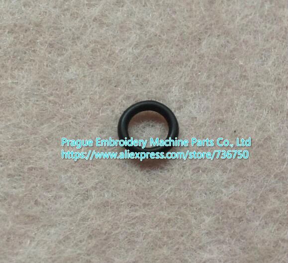 100 шт. Barudan YN черное резиновое маленькое уплотнительное кольцо KF232130 KF232120 A9014055(внешний 9 мм) A9014167 Запчасти для вышивальной машины