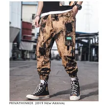 Privathinker мужские брюки длиной до щиколотки, брюки-карго в стиле хип-хоп, уличная одежда, японские брюки в стиле хип-хоп, мужские корейские модные джоггеры