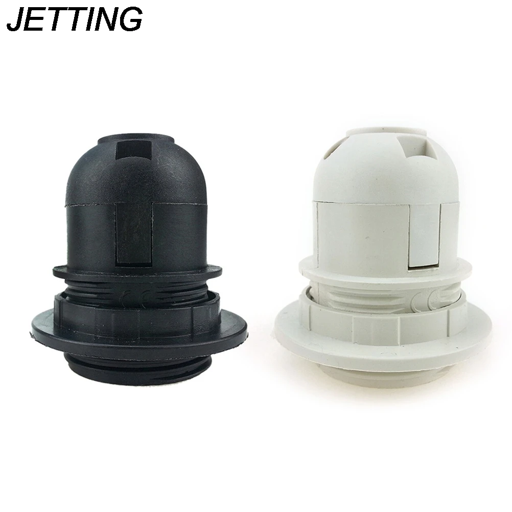 1PCS Screw ES E27 M10 Light Bulb Lamp Holder Pendant Socket Lampshade Collar Lighting Accessories 2 Colors