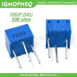 10 шт. 3362P-501LF 3362P 501 500R Ом триммер регулируемый резистор потенциометра 3362p-1-501