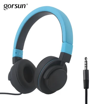 

Gorsun GS788 Soft Headsets On-ear Headphones with Mic and Volume Control for Smartphones Tablets PC Xiaomi Gaming Music