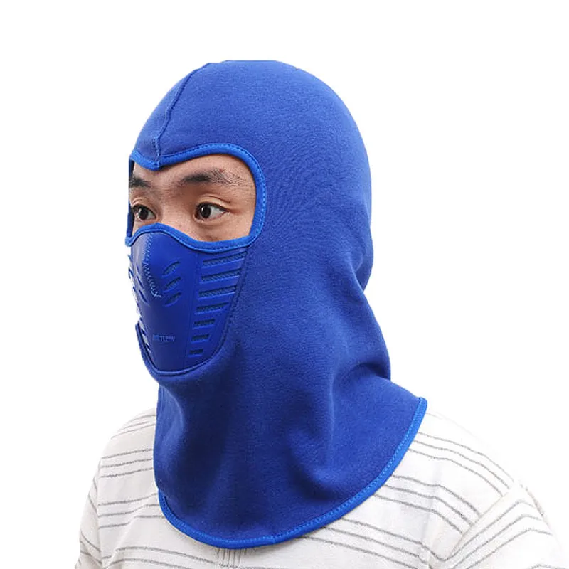 Велоспорт Зимний Теплый Полный лицевой чехол Ветрозащитная маска для лица для верховой езды головной убор для спорта на открытом воздухе шарф в форме маски против пыли - Цвет: 3