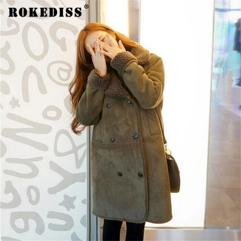 Winter font b Coat b font Women Thick Lamb s Wool font b Coat b font