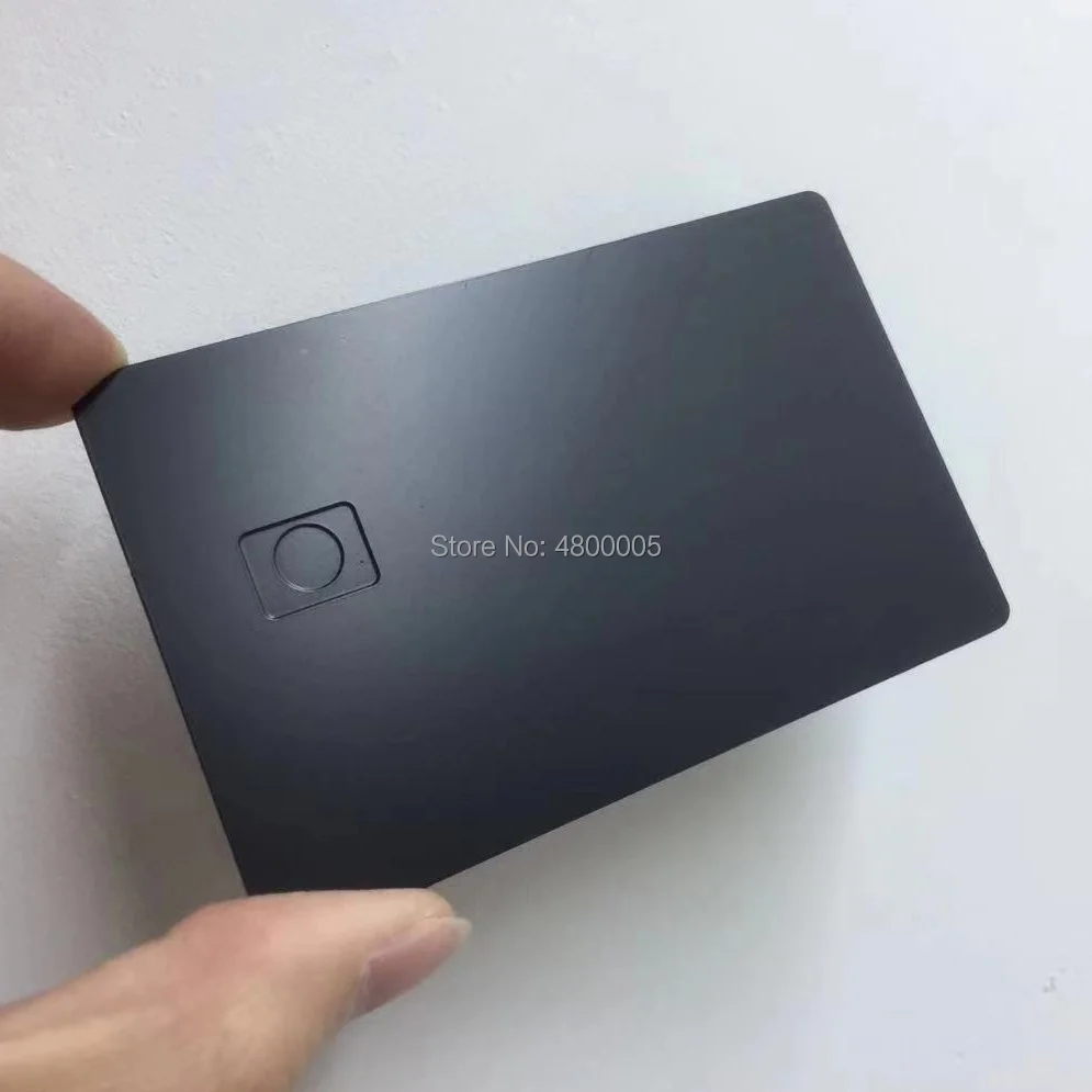 Free Shipping Custom Black chip metal cards