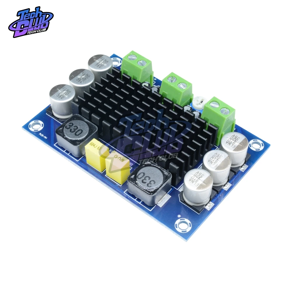 

TPA3116 Digital Power Amplifier Board TPA3116D2 Digital Audio Amplifier Board DC 12-26V Mono channel 100W for speakers