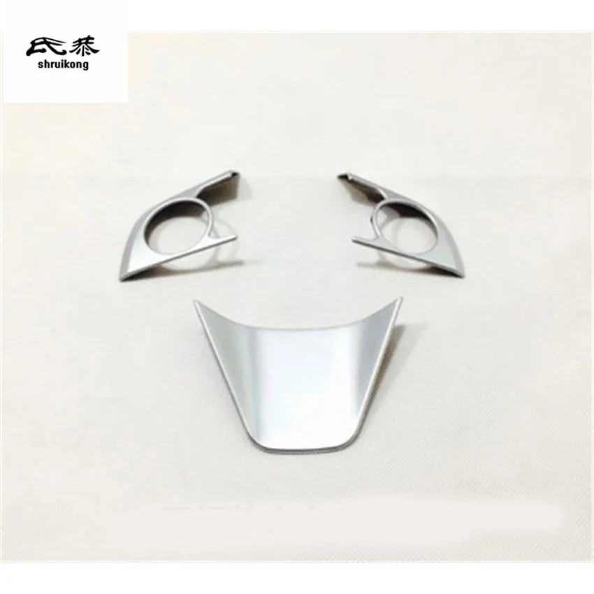 

3 шт./лот ABS чехол для украшения рулевого колеса для 2019 Toyota COROLLA MK12 GEN Hatchback, автомобильные аксессуары