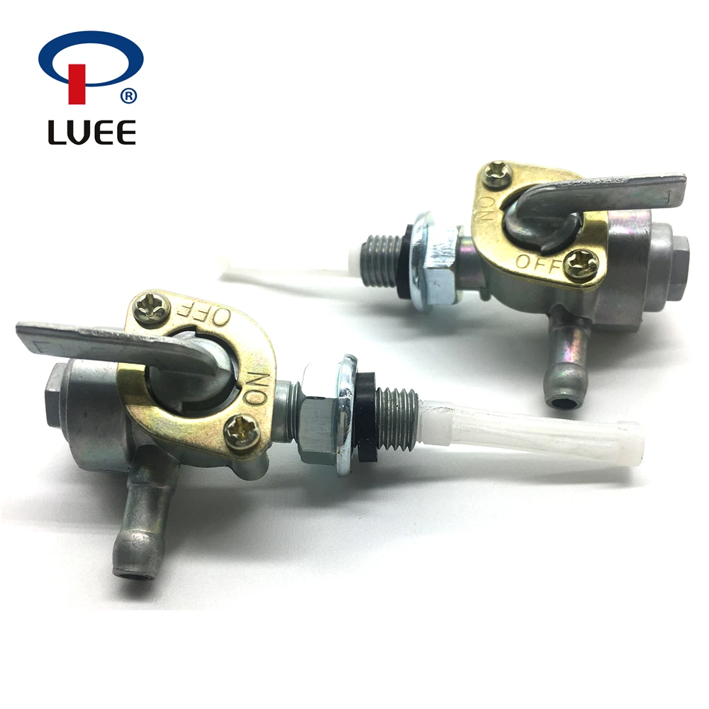 

LVEE Fuelcock On/Off Valve Switch Petcock 2-3KW for Generator ET168 1/4" Hose Tap Engine Fuel Tank