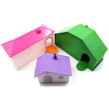 

1 Pcs Plastic Bird Nest Parrot House Pet Supplies Hamster Squirrel Home Breeding Box Homes