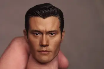 

1/6 Asian Male Head Carved Terminator 5 Head Sculpture Model