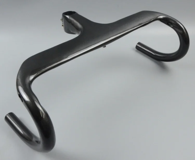 

2018 Carbon Road Bicycle Handlebar 400/420/440 integrated Handle Bar matte/glossy Carbon Road Handlebar 28.6 with gar min holder