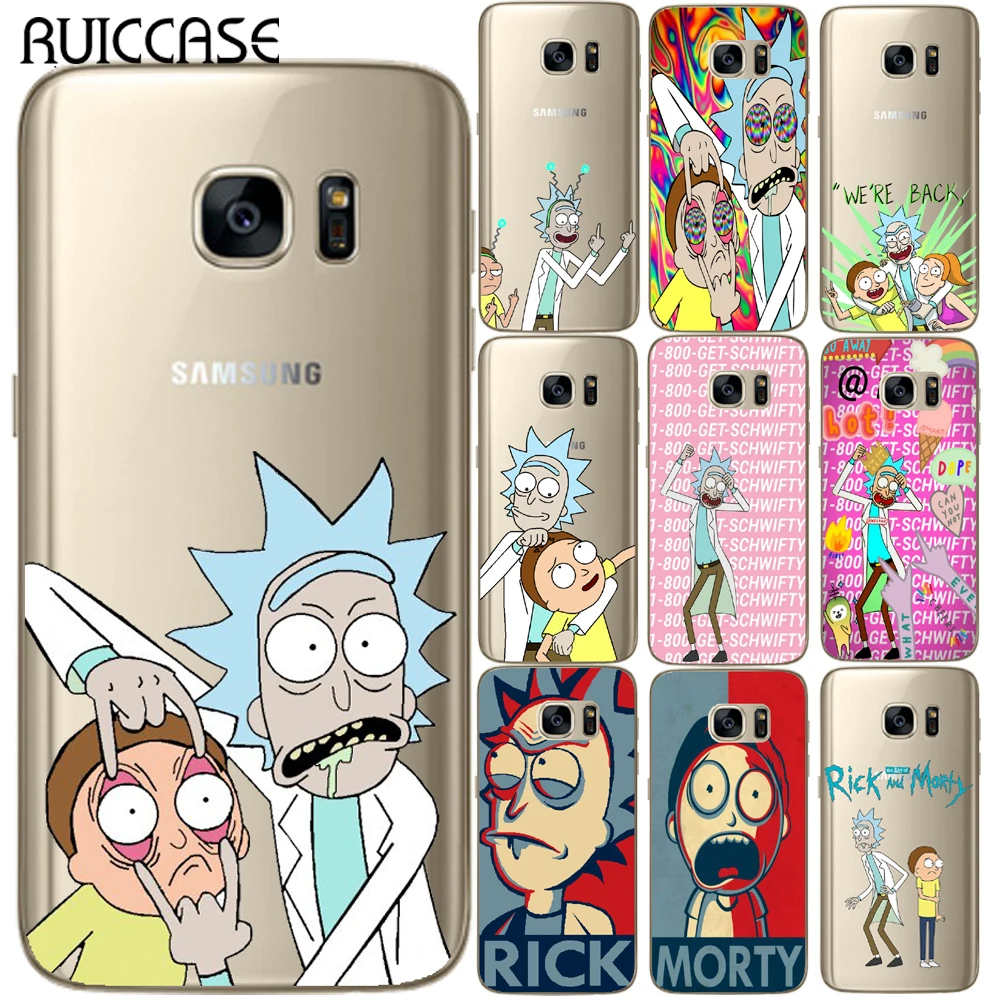 Luxury DragonBall Rick and Morty Case For Samsung S8 S9 S10 Plus ... Luxury DragonBall Rick and Morty Case For Samsung S8 S9 S10 Plus ...