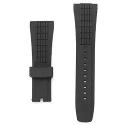 20-26 мм сменный ремешок для часов черный мягкая резина ПВХ ремешок для наручных часов часы ремень браслеты