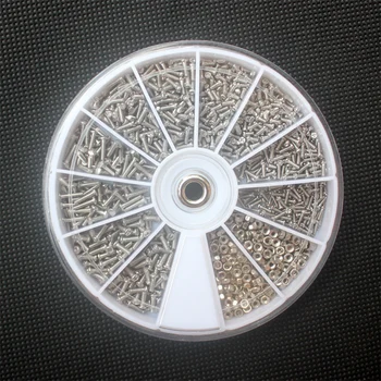 

1000Pcs Stainless Steel Screws Nut Set With Screwdriver Tool for Watch Eye Glasses Clock AI88