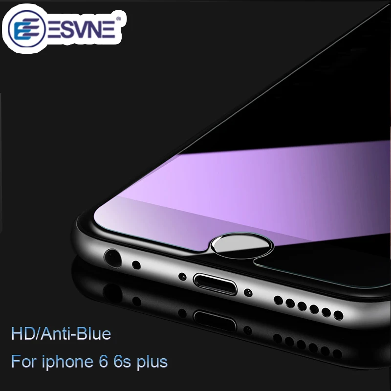 Esvne 2.5D 9 H твердость закаленного защитное стекло на айфон 6 6s плюс Экран протектор
